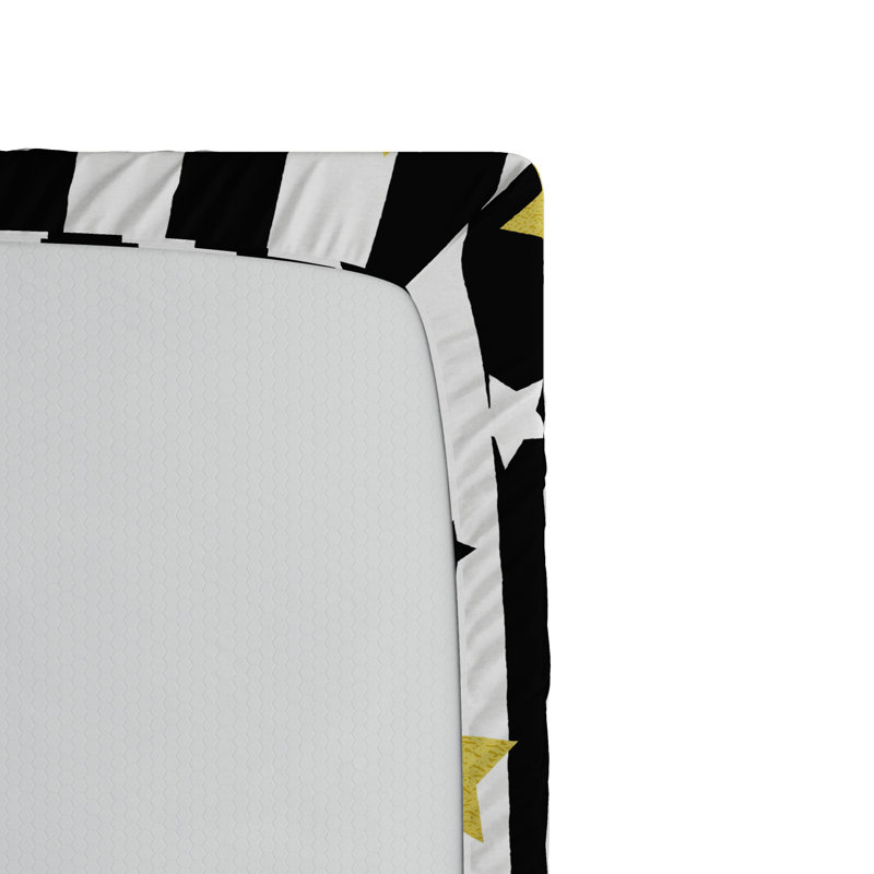 Microfiber Striped Fitted Sheet, Full Fitted Sheet