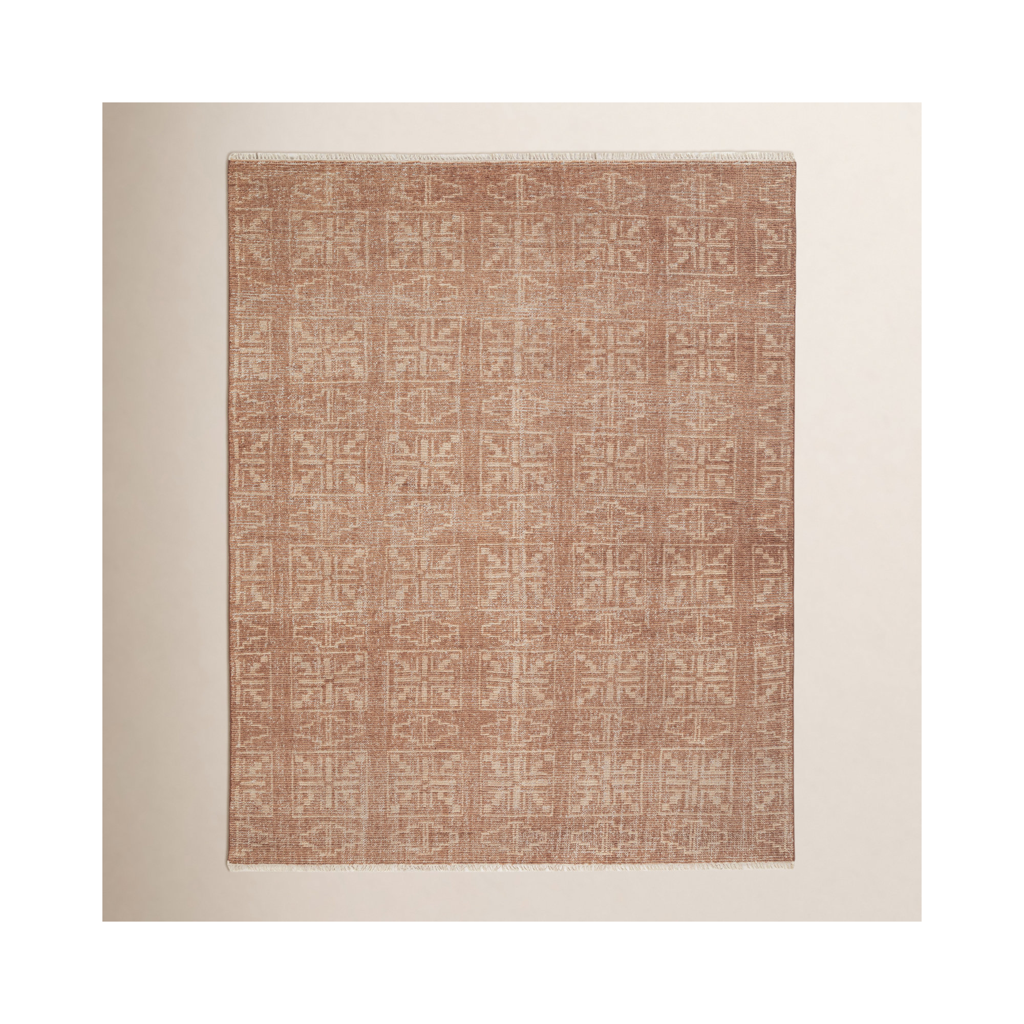 Mira Hand Knotted Wool Area Rug, Rectangle 2' x 3'