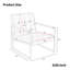 Chaise d'appoint avec repose-pieds