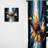 Geometric Illusions I - Modern Curtain - Velvet Room Darkening - 1 panel-107582003