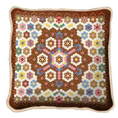 Geometric Cotton Reversible Pillow Cover