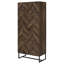 Armoire d'appoint rustique et bronze industriel