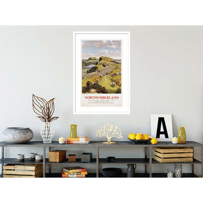 Northumberland Poster by Leonard Russell Squirrell -Framed Giclee Print