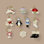 10 Piece Christmas Memories Hanging Figurine Ornament Set