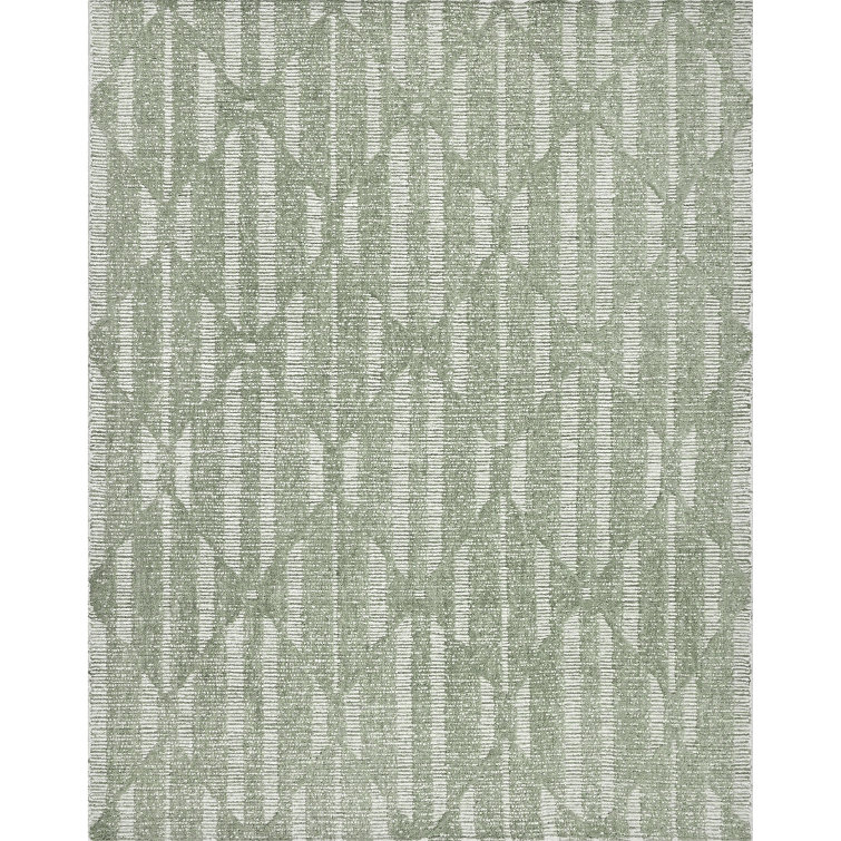 Hazen Hand Tufted Wool Geometric Indoor Rug