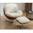 Jocelynne Upholstered Swivel Club Chair with Ottoman-105480019