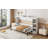 Twin Size Murphy Bed With Bookshelf White