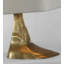 Anne-Marie Barton Terra-Forma 23" Left Table Lamp in Museum Pewter with Boucle Shade-1678294089-1678294093
