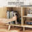 TV Cabinet Stands for TVs up to 65", Entertainment Center with Storage Shelf, Media Console Table with Drawers for Living Room-1824743151
