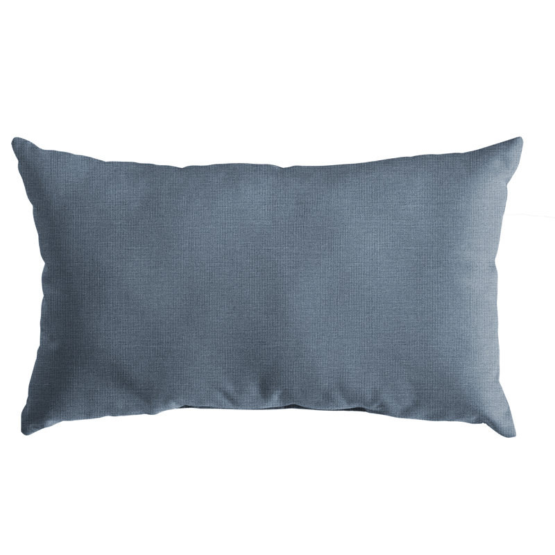 Coussin décoratif , 12 po x 18 po, Denim