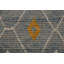 Tapis gris et bleu en laine de taille marocaine 12 x 16
