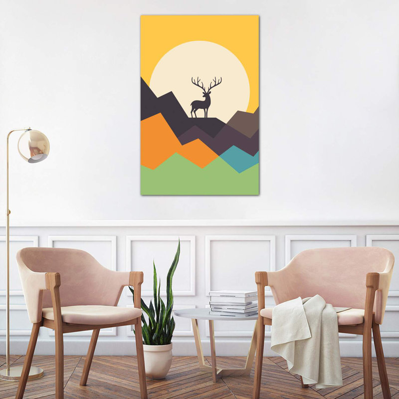 Deer by Andy Westface - Wrapped Canvas Print, 101.6 cm H x 66.04 cm W x 3.175 cm D