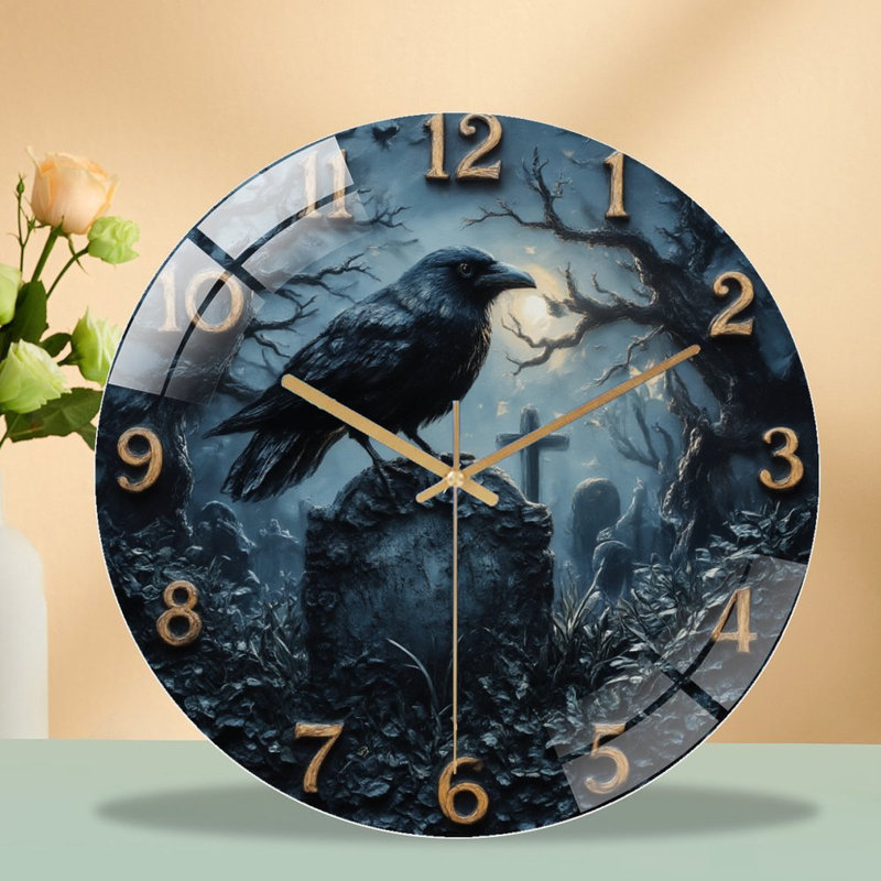 Horloge murale avec horloge murale 12 po