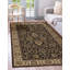 Tapis traditionnel noir de style persan-16355396