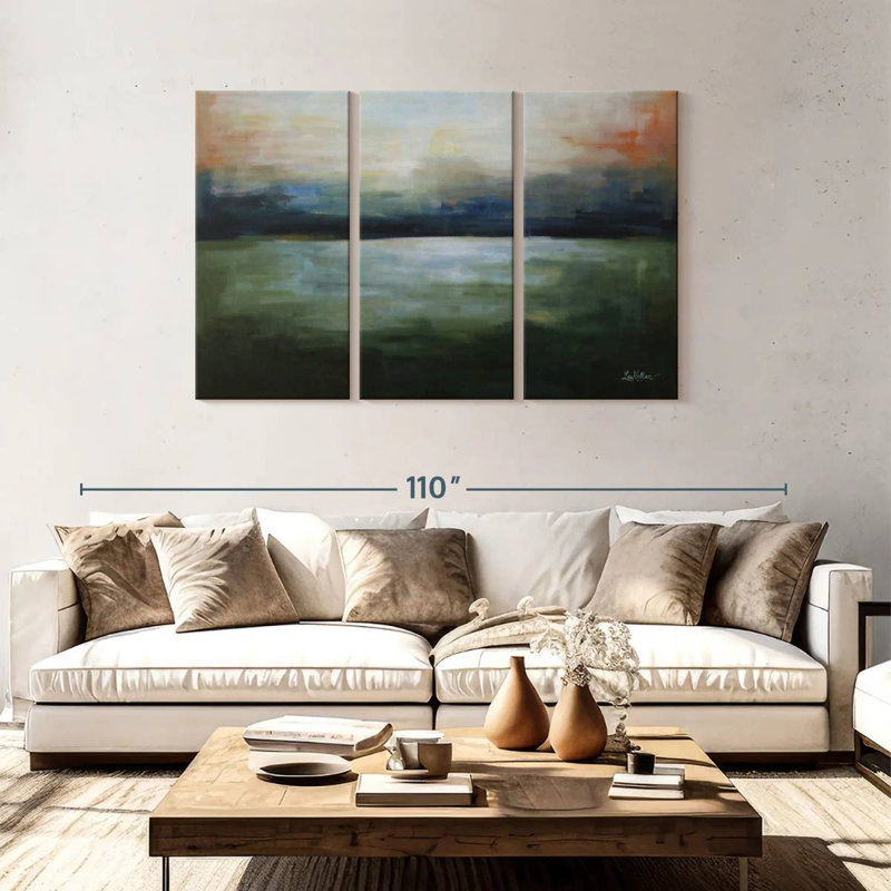 Avery Abstract Lake James, 48" H x 74" W