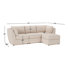 Canapé modulaire rembourré avec repose-pieds 4 pièces Caldwell