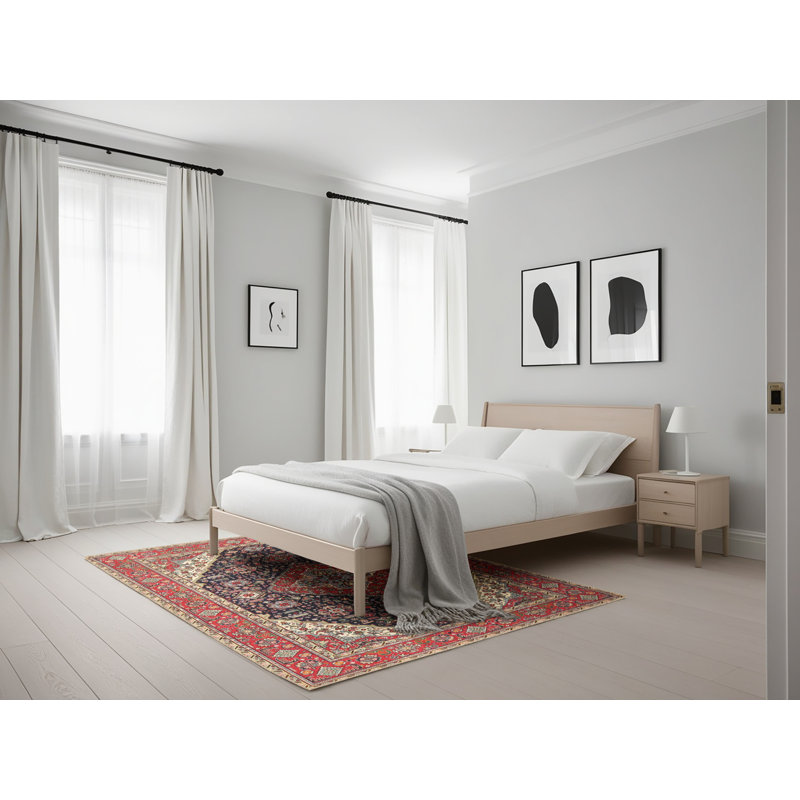 Tapis rouge à motif sud-ouest, Rectangle 5 pi x 7 pi