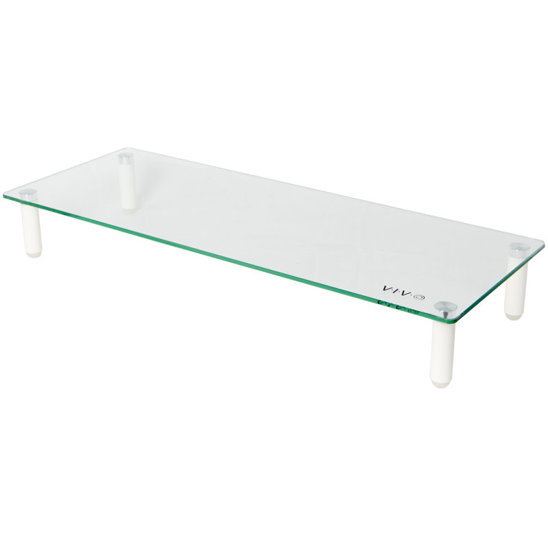 Support de bureau ergonomique en verre