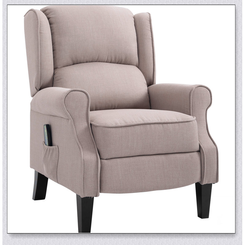 Massage Recliner Sofa with Heat Function, Remote Control,