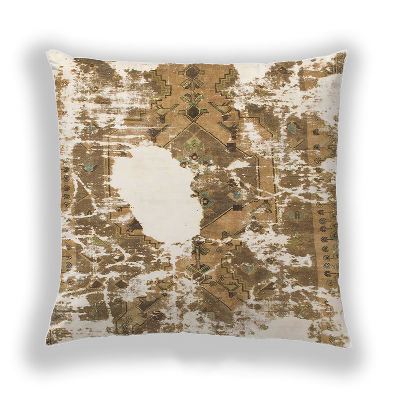 Coussin décoratif abstrait 1060, Microsuède