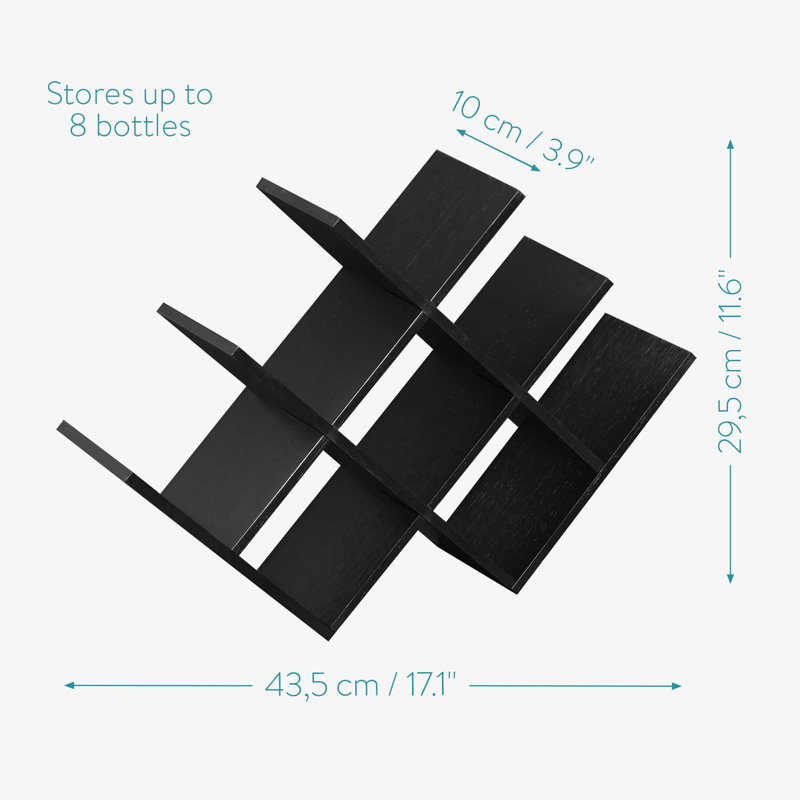 Tabletop Wine Bottle Rack, Black