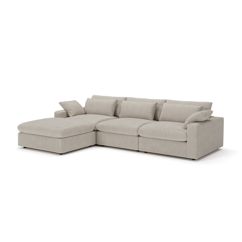 Remy Sectional, Monique Twine Textured Chenille