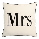 You And Me Cotton Reversible Throw Pillow