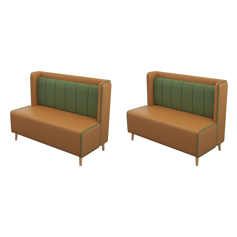 Banc rembourré en similicuir Modern Modern
