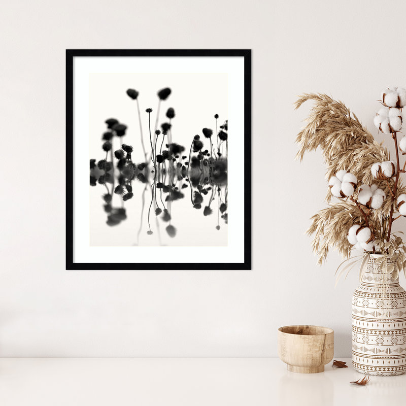 «Botanical Abstract» par Wood, reproduction d'art encadrée, H 25 po x l 21 po