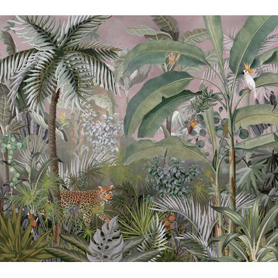 Papier peint Jungle Adventure Vibrant Wildlife