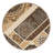 Machine Washable Arverne Global Inspired Block Print Rug in Brown – Beige Binding-328728817