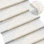 Carpet Stair Treads White 56x17x3 cm