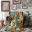70 ans, fleur d'oranger - couverture en sherpa de qualité supérieure - reproduction d'art luxueuse-97548248