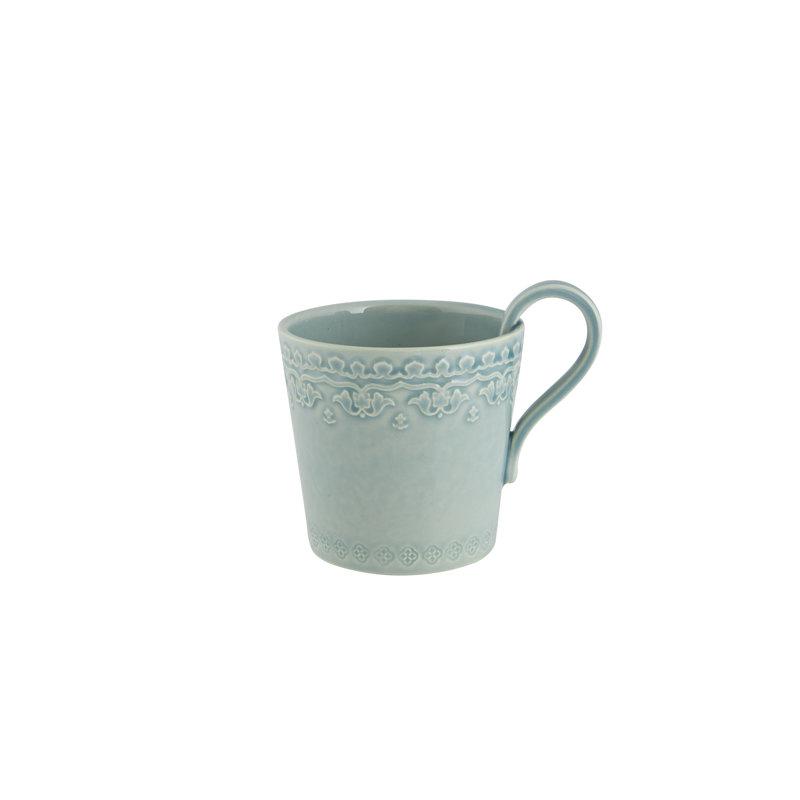 Rua Nova Earthenware Coffee Mug, 16.9, Antique White