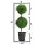 Haut topiaire artificiel en forme de boule-1119386436-1096592317