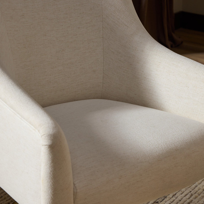 Alba Swivel Task Chair, Crypton Nomad Snow