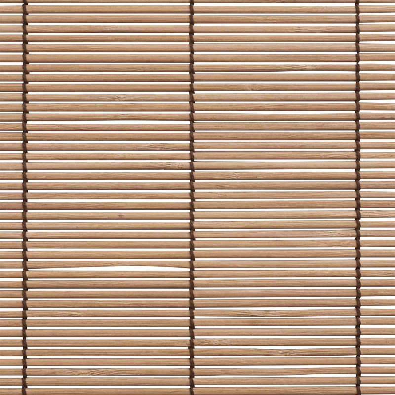 Bamboo Roller Blind, Brown, 40 cm W x 160 cm L