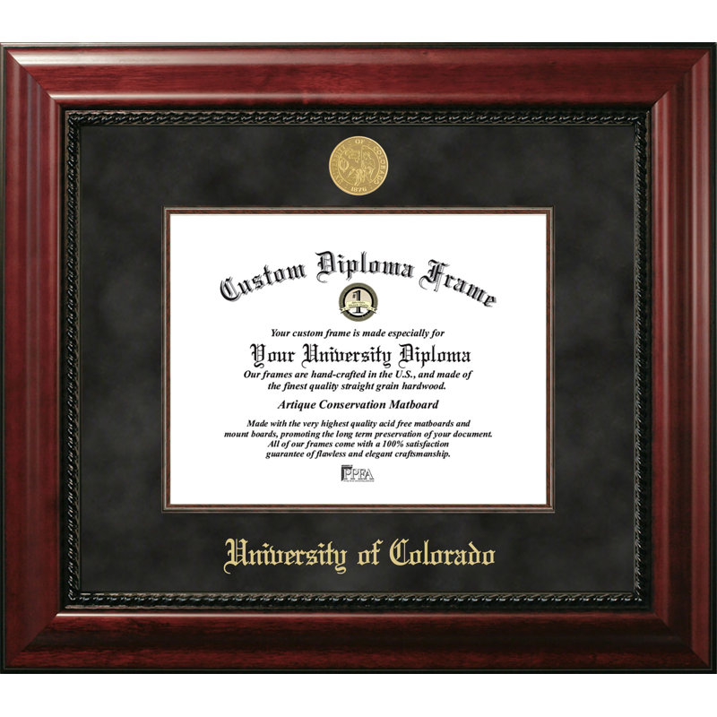 Cadre de diplôme de direction pour le colorado buffalo NCAA