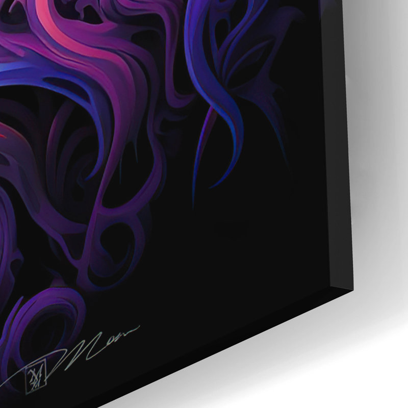 Art mural en verre Trinx «Dmt Art 4» par Momart, H 16 po x l 12 po x P 0,13 po