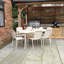 PORTO 6 seater Rectangular dining set - 160x90cm Table Plus 6 Stacking chairs-70548046