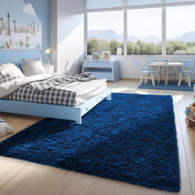 Rug, Boys  Rugs For Bedroom Royal  Carpet Nursery Aesthetic, Kids Playroom  Area Rugs For Girls Teen Home Decor, Fluffy Shag Bedside Floor Living Room Carpet
