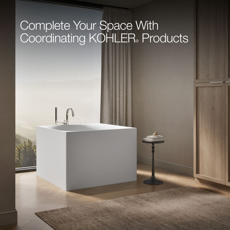 Stillness Soak 46 In. X 46 In. Freestanding Bath