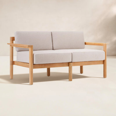 Haven 62.5'' Wide Teak with Sunbrella® Cushions
