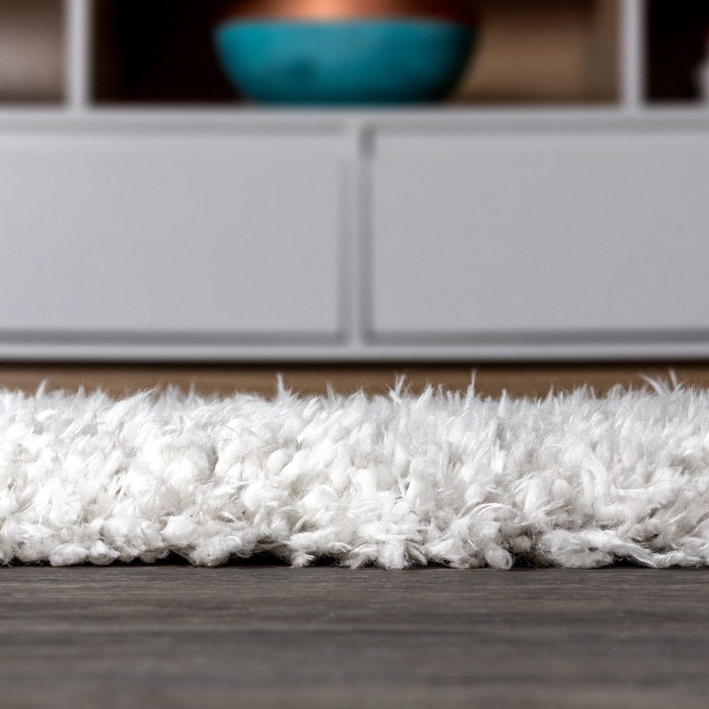 Tapis gris / ivoire Nolanville, Tapis de couloir 2 pi 3 po x 8 pi