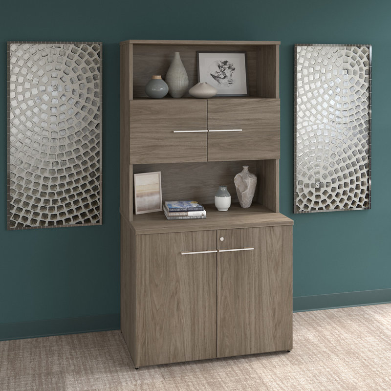 Classeur à 4 tablettes Office 500, Hickory moderne