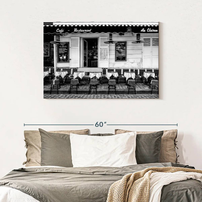 Lilie Paris Cafe Restaurant, 30" H x 45" W