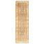 Tapis de bois one-of-kind à la main noué la 2010 ushak beige/crème/brun foncé 2 pi 9 po x 9 pi Aiko