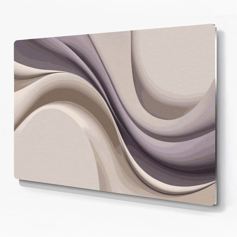 Minimalisme 84, art mural gris en métal, H 20 po x l 24 po