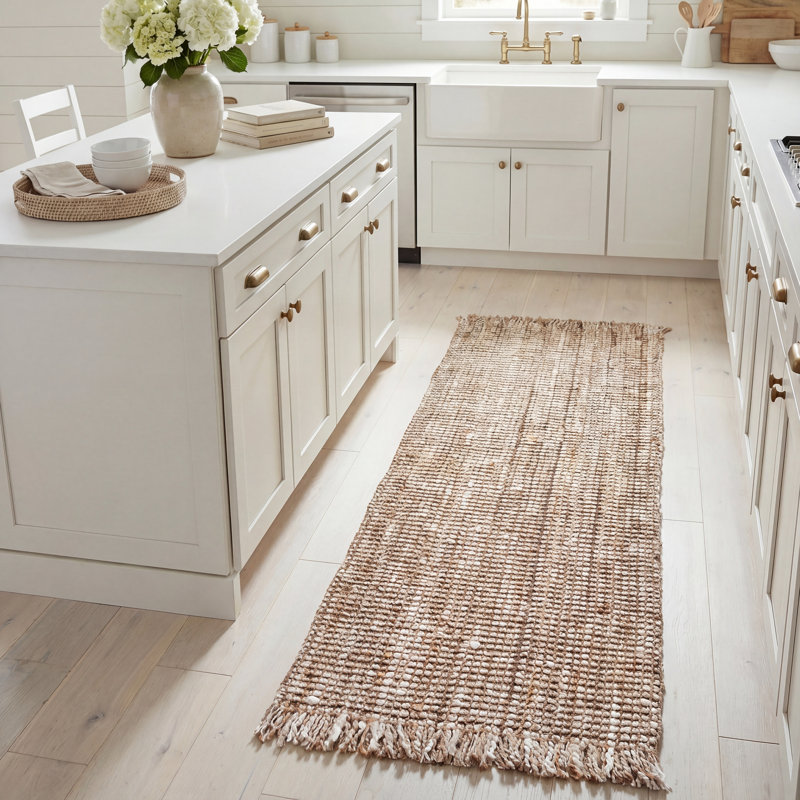 Simra Natural Fiber Hand Woven Jute Rug, Runner 2'3" x 8'
