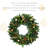 32 " Handmade Mixed Greenery Wreath
